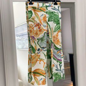 CAMBIO Cropped Botanical Trousers